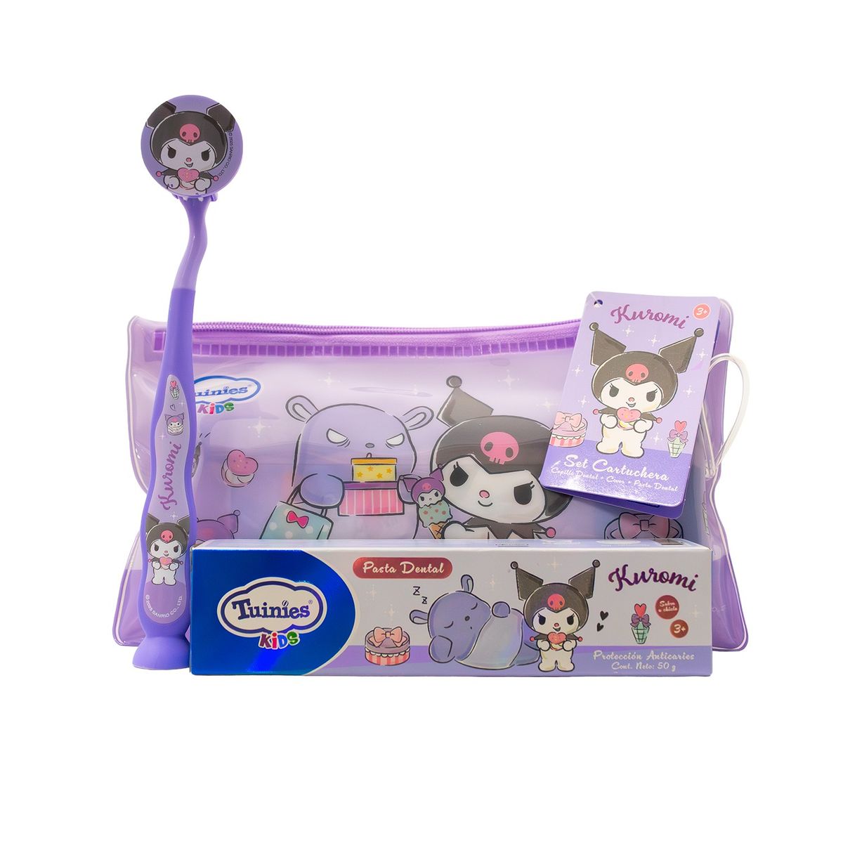 TUINIES - Set Cepillo + Pasta Dental Kids Kuromi 50 g