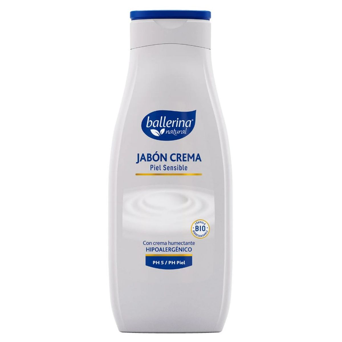 BALLERINA - Jabón en Crema Ballerina Piel Sensible Botella 800 mL