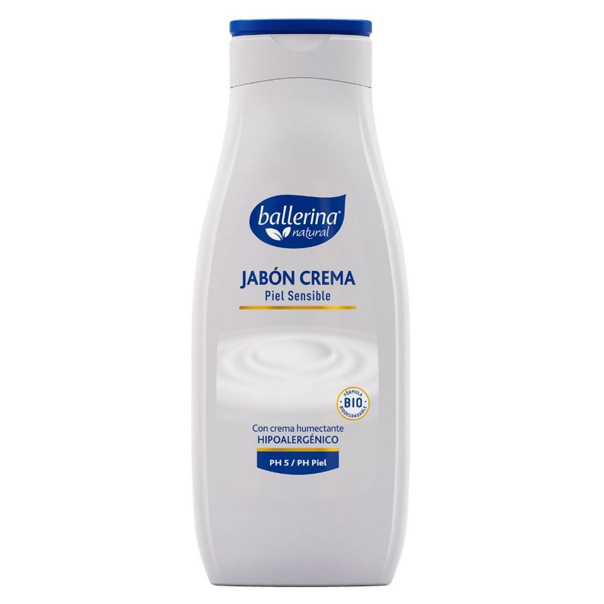 BALLERINA - Jabón en Crema Ballerina Piel Sensible Botella 800 mL