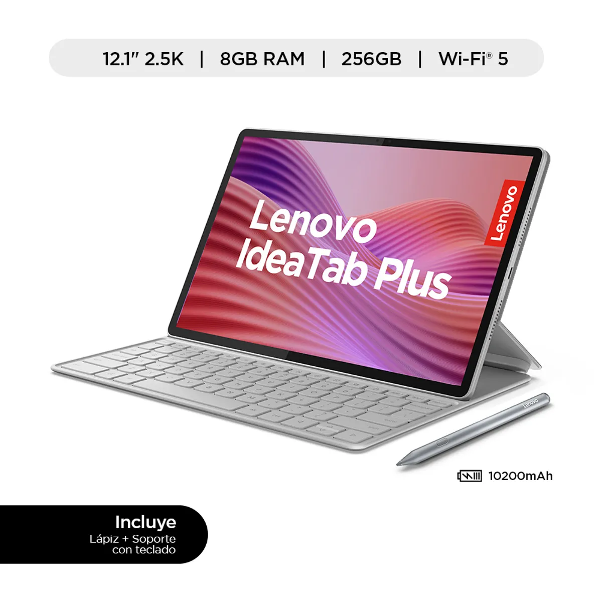 LENOVO - Tablet Lenovo Idea Tab Plus MediaTek Dimensity 6400 8GB RAM 256GB 12.1" 2.5K 90Hz