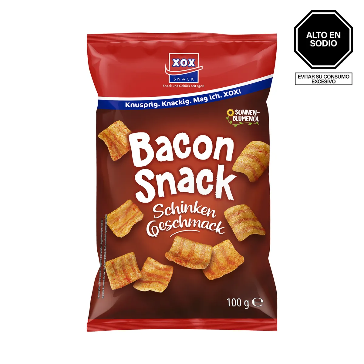 XOX - Snack Bacon Xox Bolsa 100 g