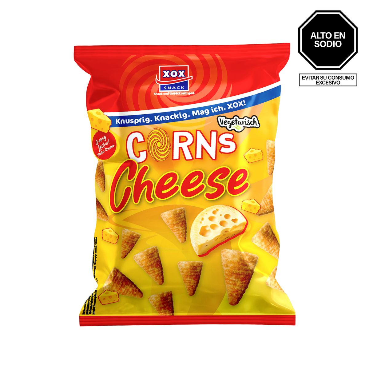XOX - Snack Knuffels Bacon Cheese Xox Bolsa 75 g