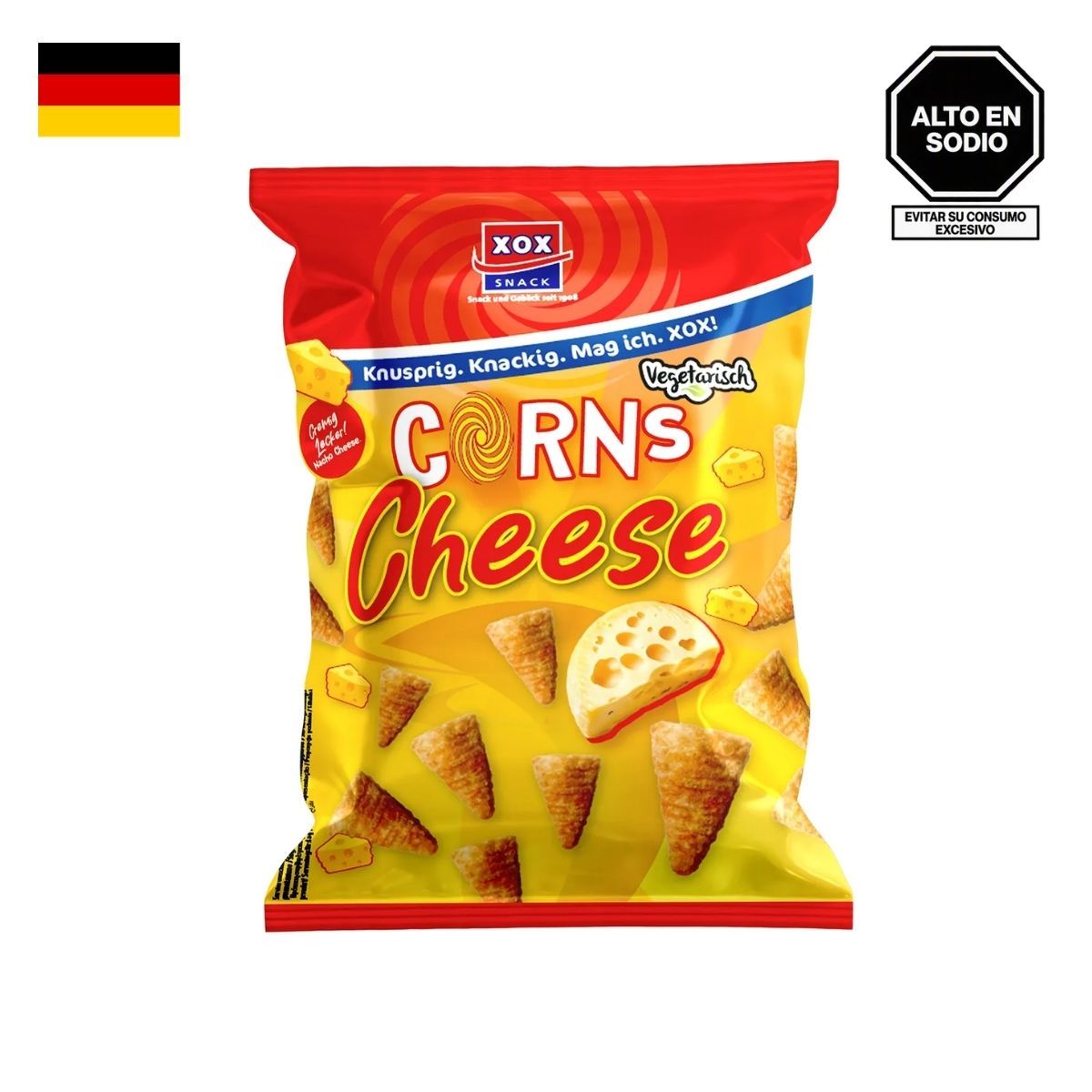 XOX - Snack Knuffels Bacon Cheese Xox Bolsa 75 g