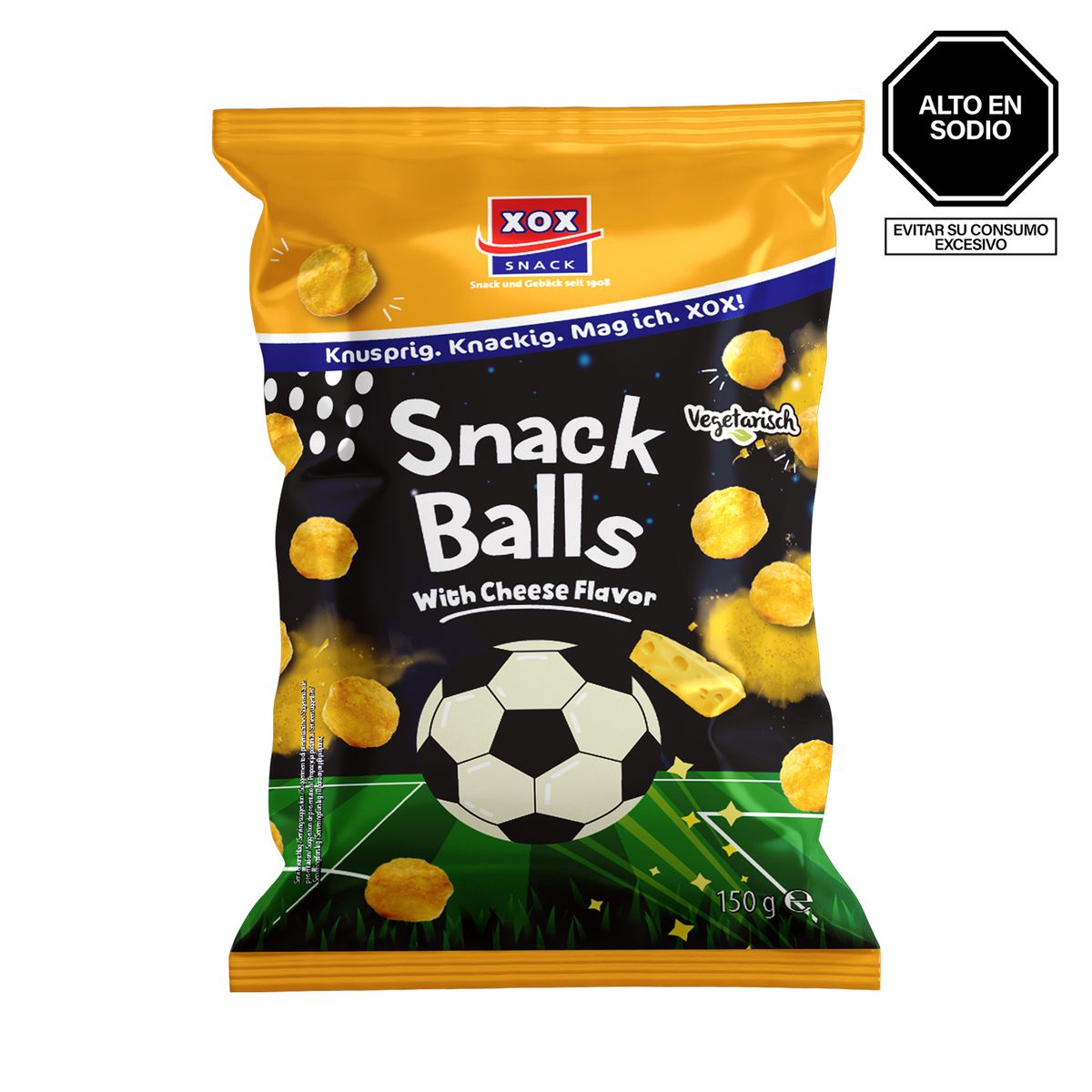 XOX - Snack Balls Cheese Xox Bolsa 150 g