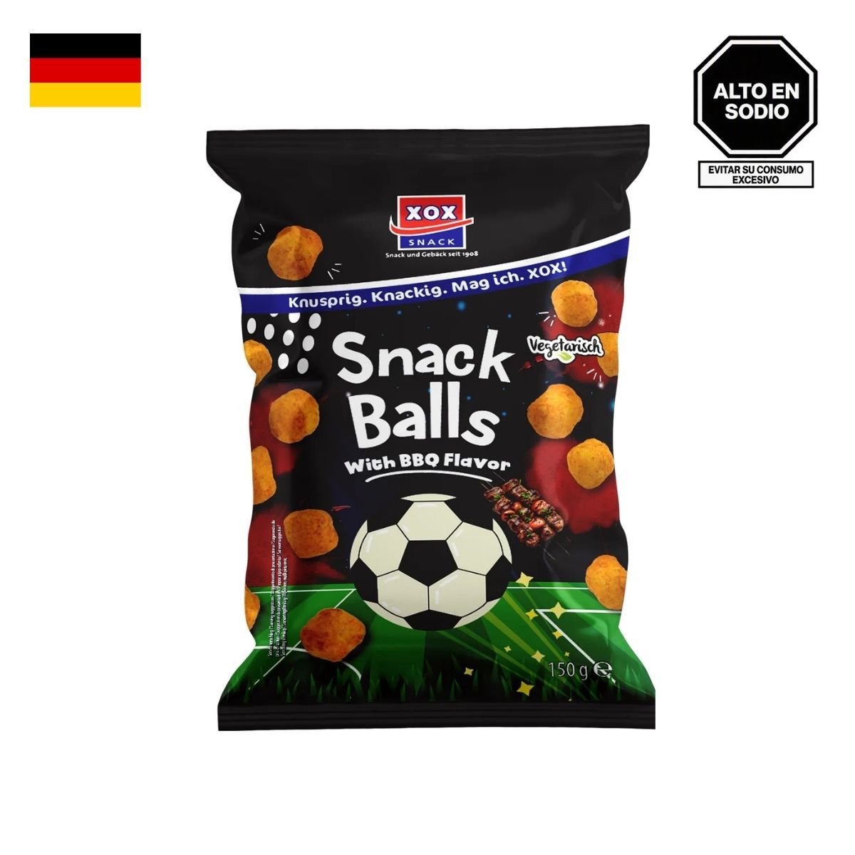 XOX - Snack Balls Barbeque Xox Bolsa 150 g