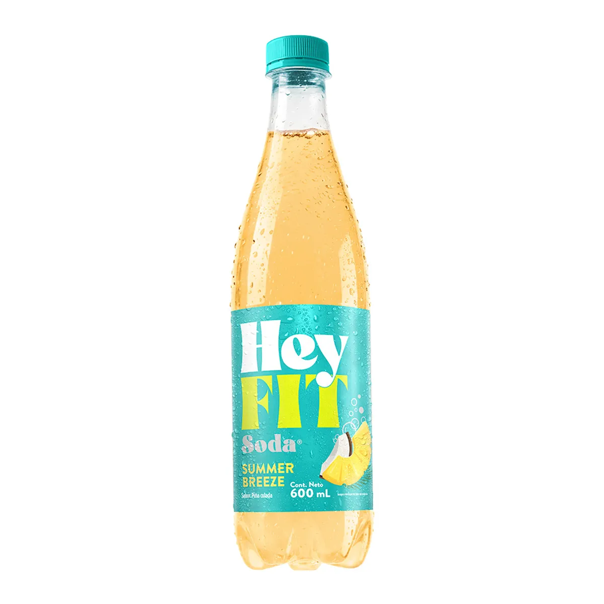 HEY FIT - Bebida Hey Fit Piña Colada Botella 600 mL