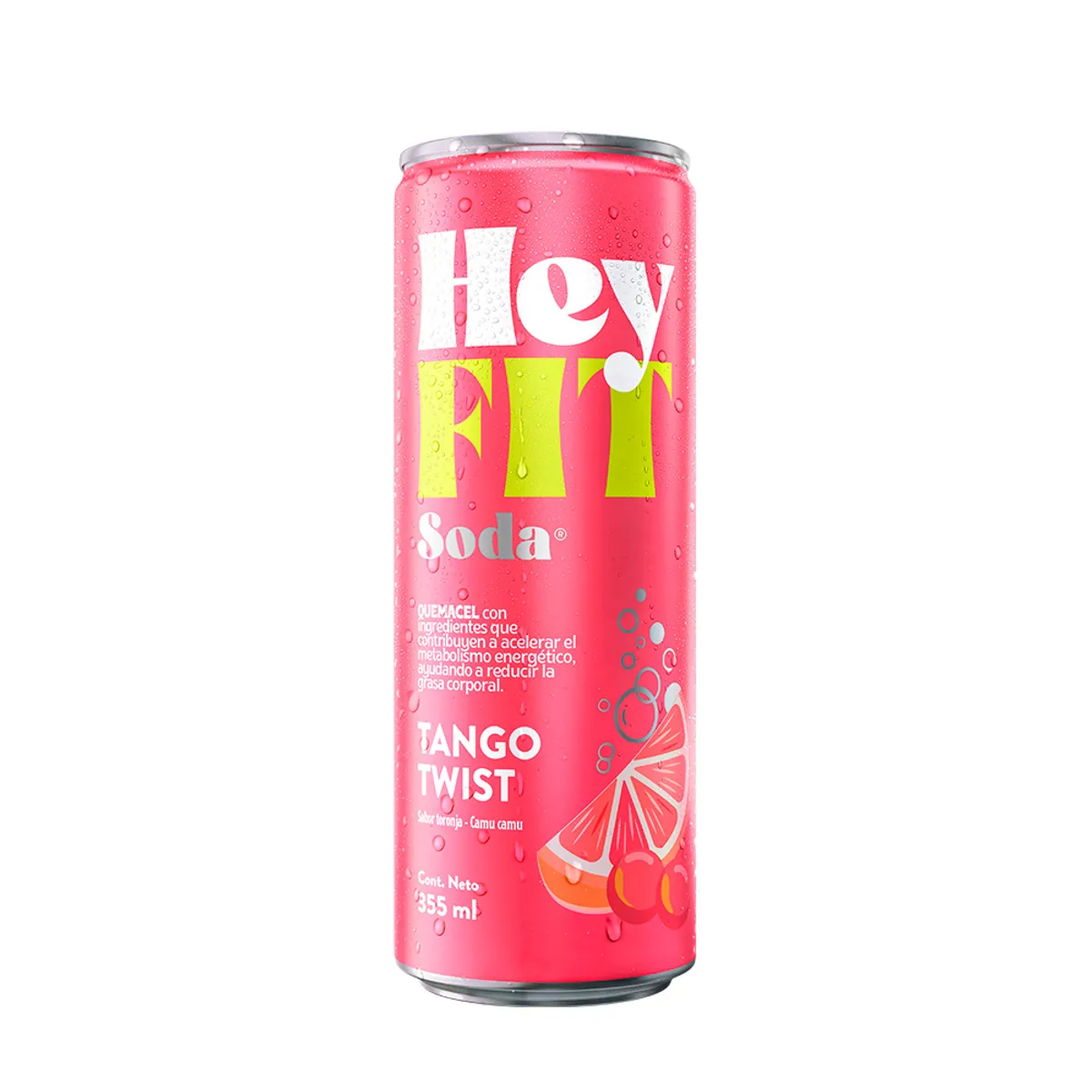 HEY FIT - Bebida Hey Fit Toronja Camu Camu Lata 355 mL