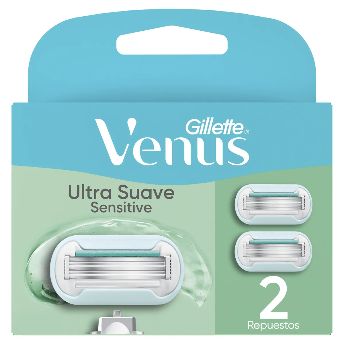VENUS - Cartuchos Venus Ultra Suave Sensitive Empaque 2 Und