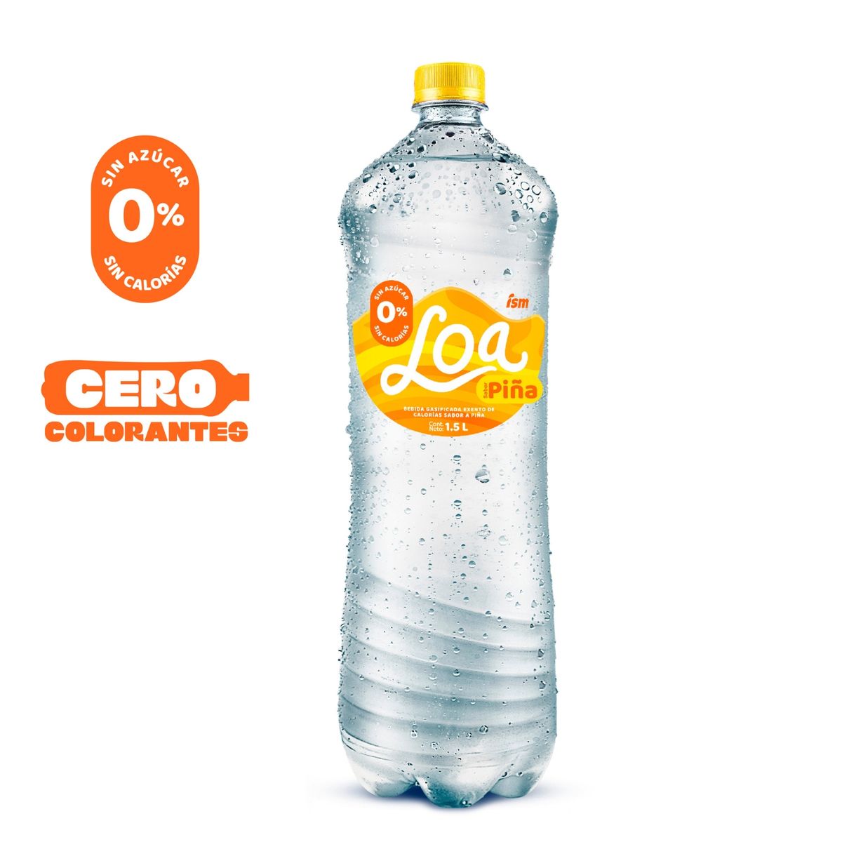 LOA - Agua Loa Sabor Piña Botella 1.5 L