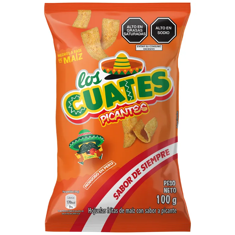 Snack Cuates Picante Bolsa 100 g | Tottus Perú