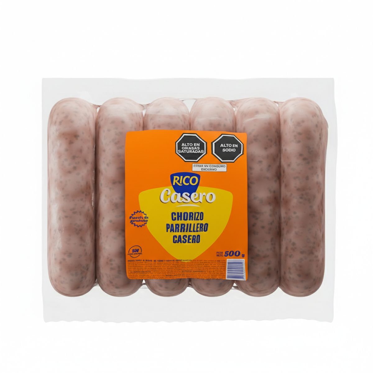 RICO - Chorizo Parrillero Casero Rico Empaque 500 g