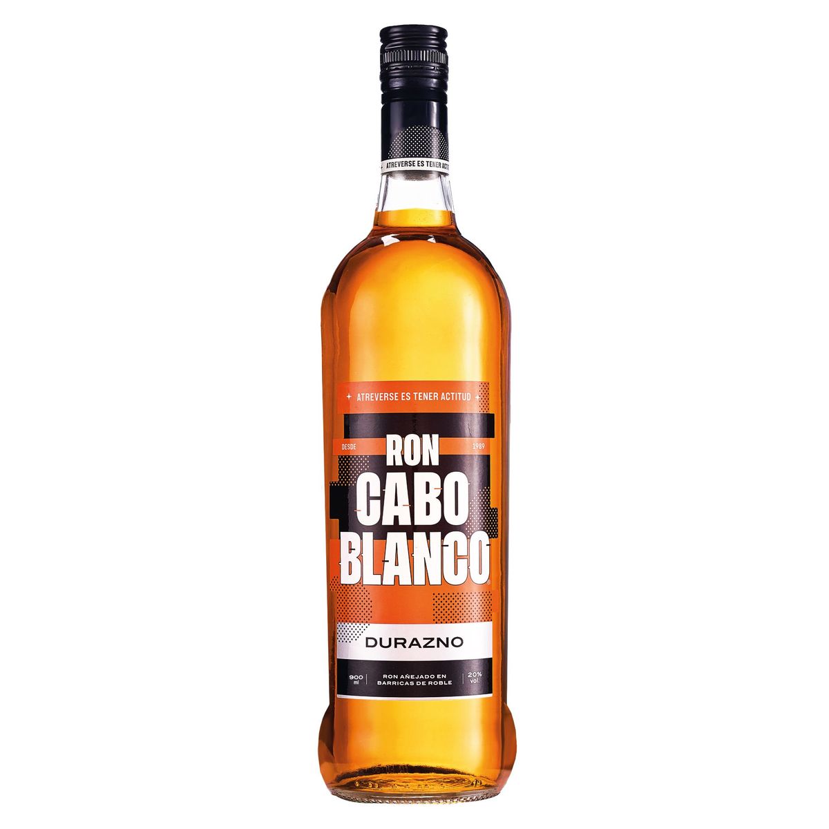 CABO BLANCO - Ron Cabo Blanco Durazno Botella 900 mL