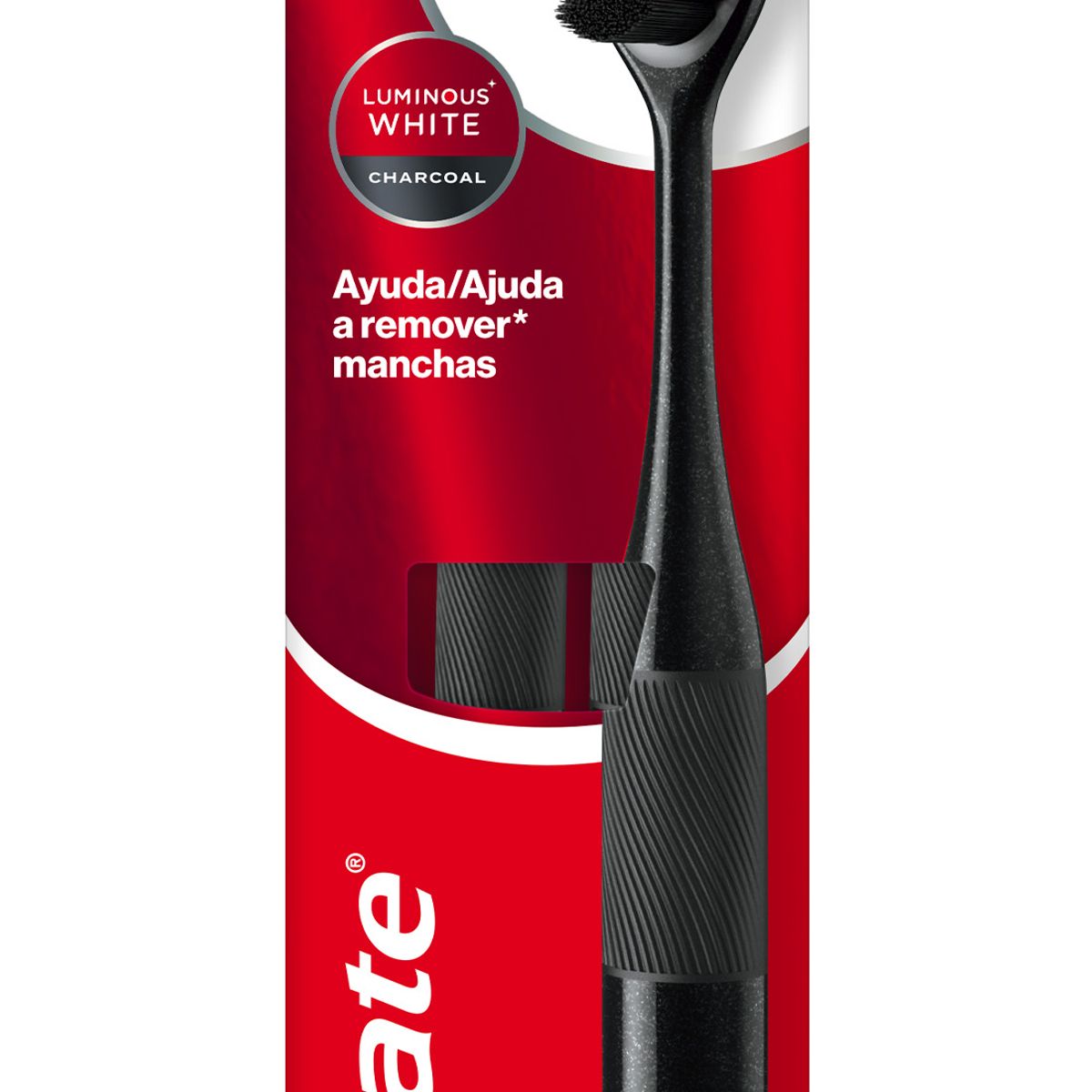 COLGATE - Cepillo Dental Colgate Luminous White Charcoal Empaque 2 Und