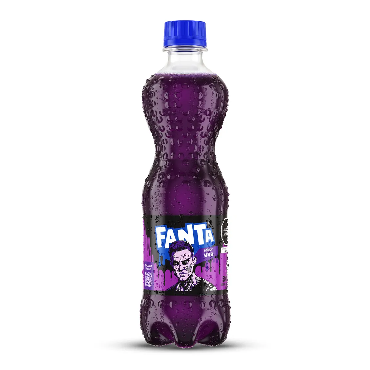 FANTA - Bebida Gaseosa Fanta Uva Botella 500 mL