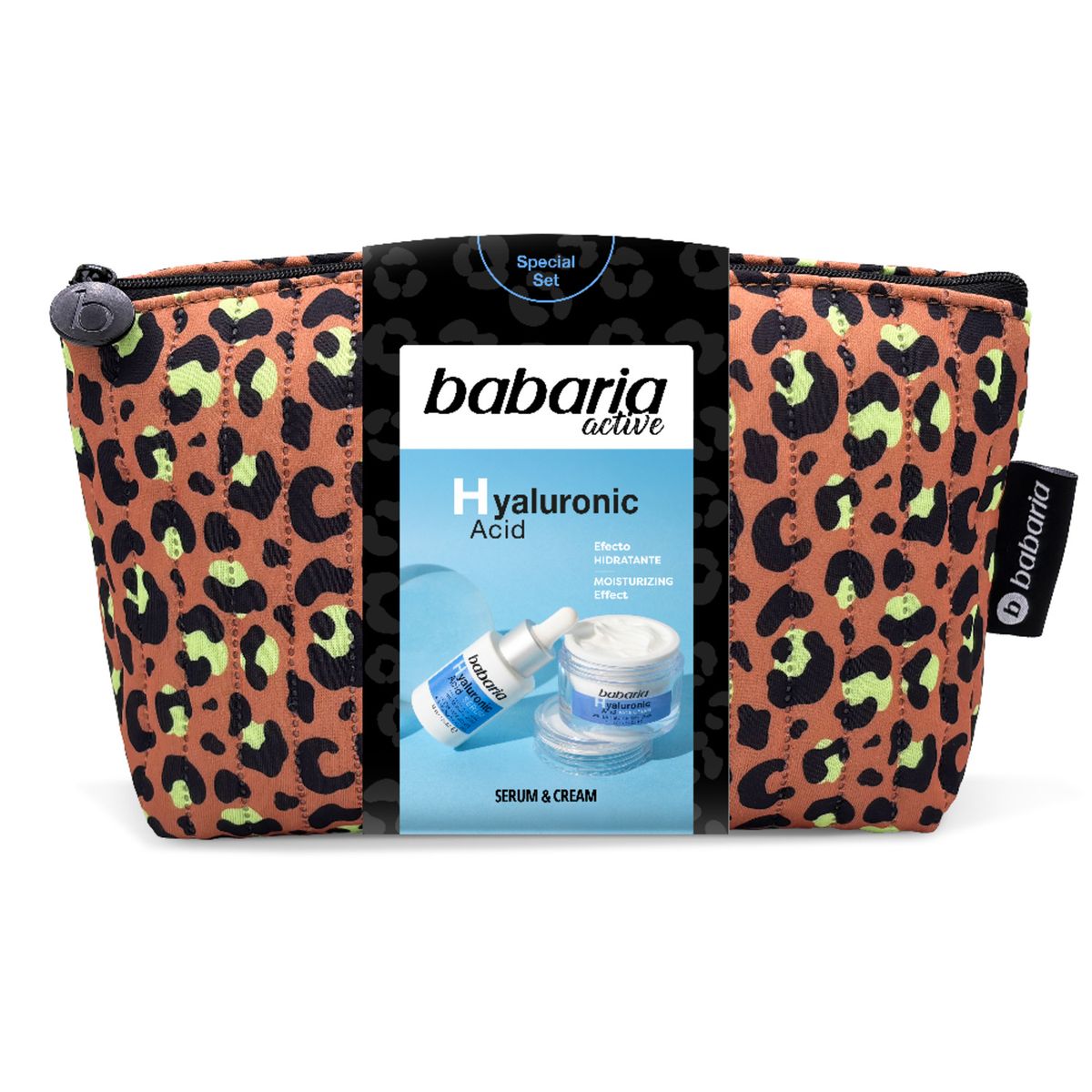 BABARIA - Pack Neceser Babaria Ácido Hialurónico Sérum 30 mL + Crema 50 mL