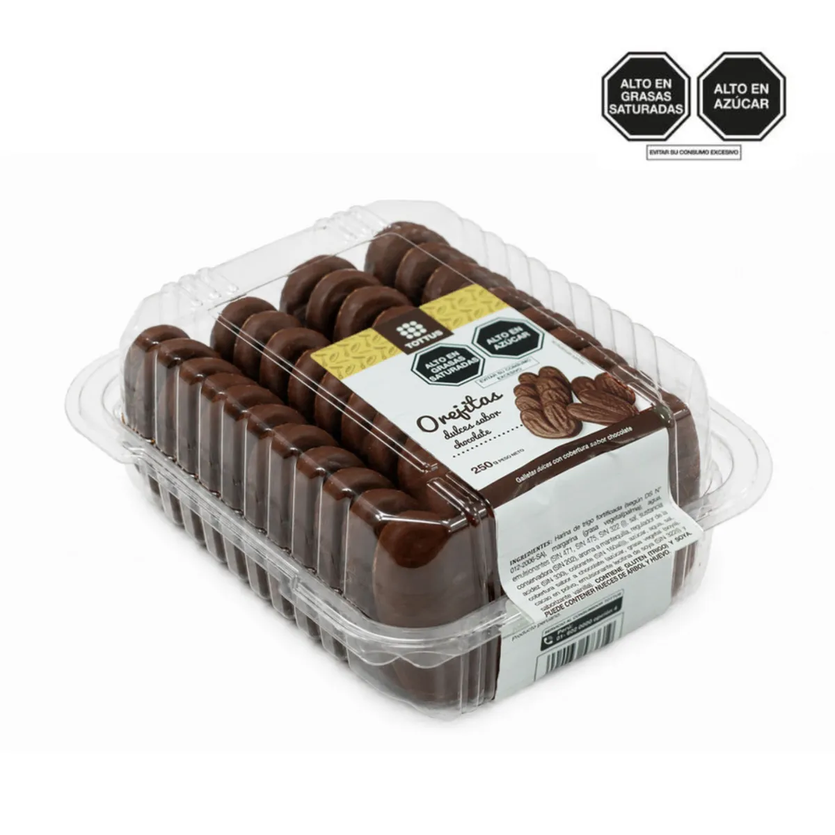 TOTTUS - Orejitas Dulces Sabor Chocolate 250 g