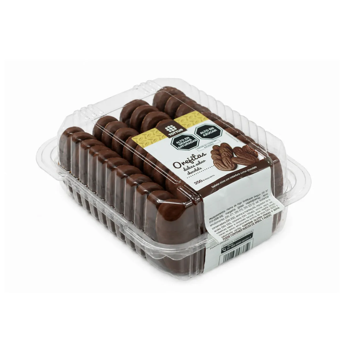 TOTTUS - Orejitas Dulces Sabor Chocolate 250 g