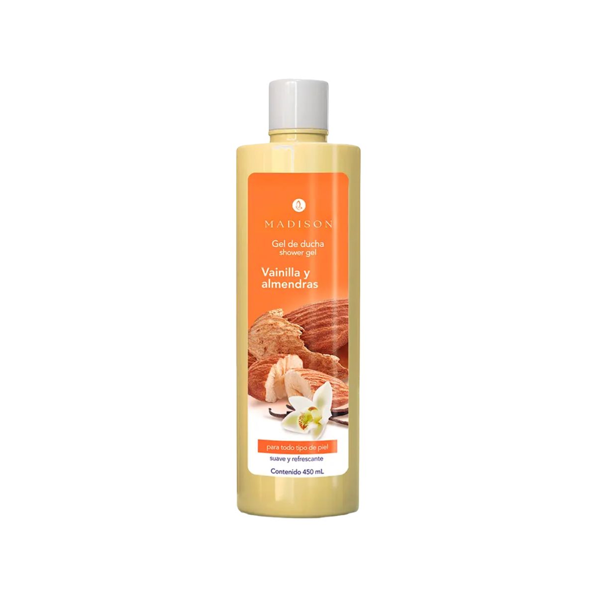 MADISON - Shower Gel Madison Vainilla Almendras Botella 450 mL