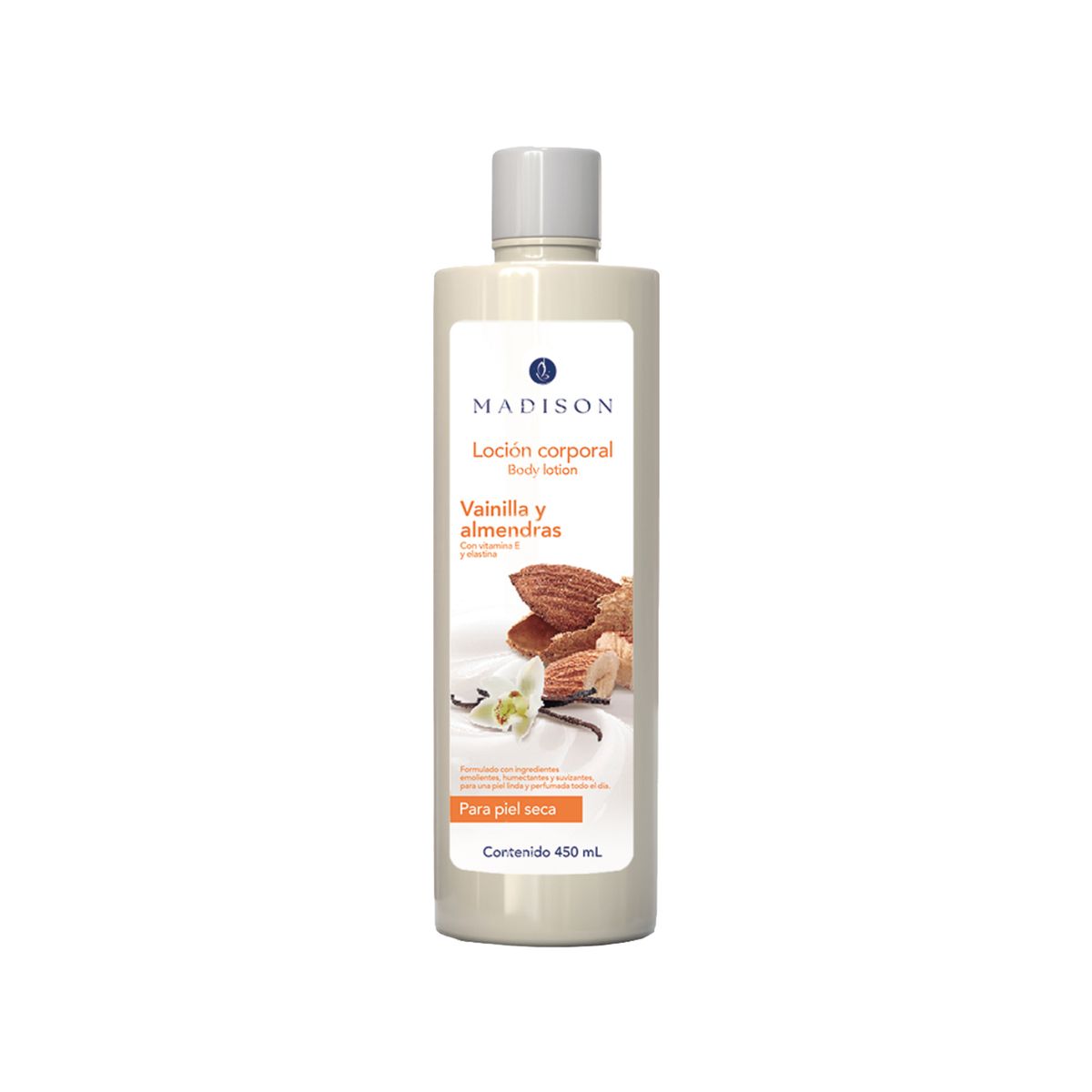 MADISON - Body Lotion Madison Vainilla Almendras Botella 450 mL