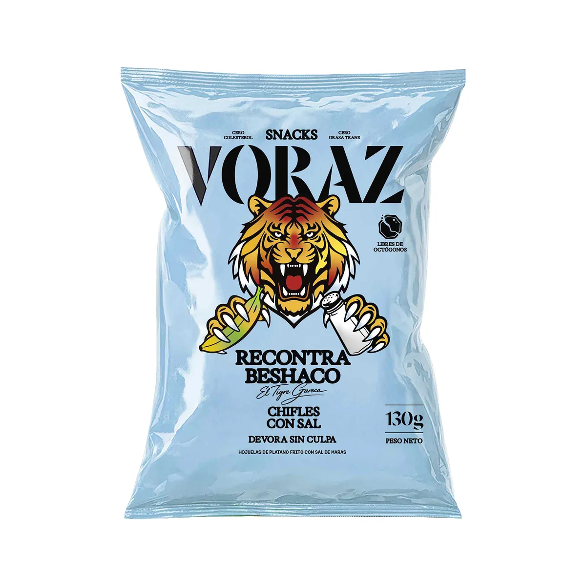 VORAZ - Chifles Voraz Sal De Maras Bolsa 130 g