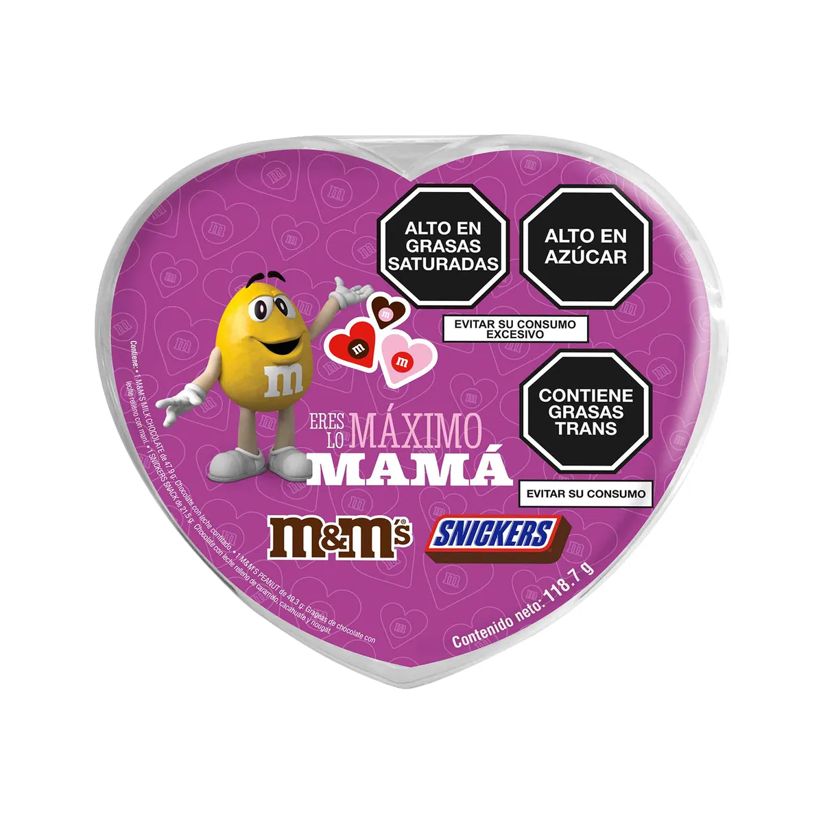 M Y M - Chocolate Corazón MyM Empaque 118.7 g