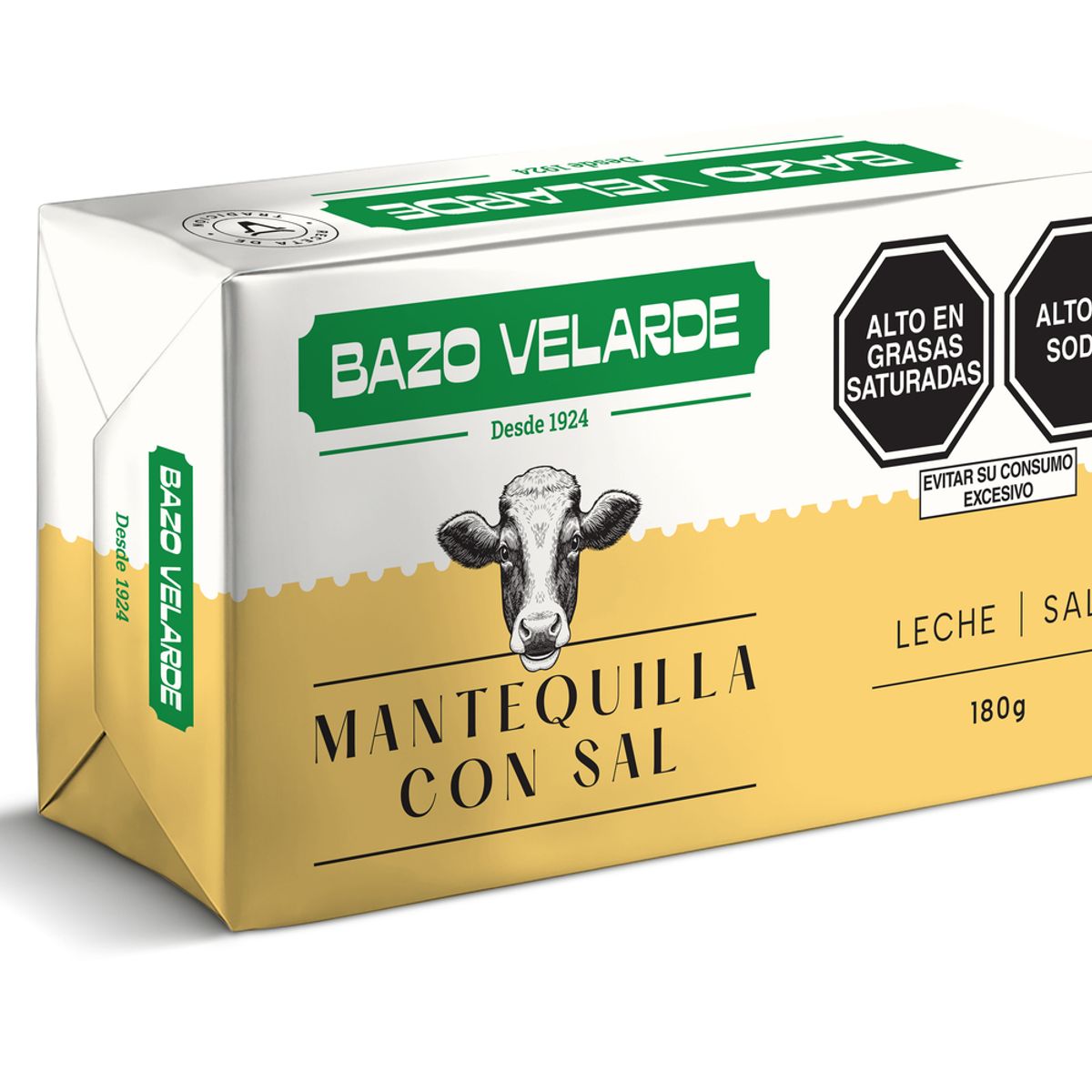 BAZO VELARDE - Mantequilla con Sal Bazo Velarde Empaque 180 g