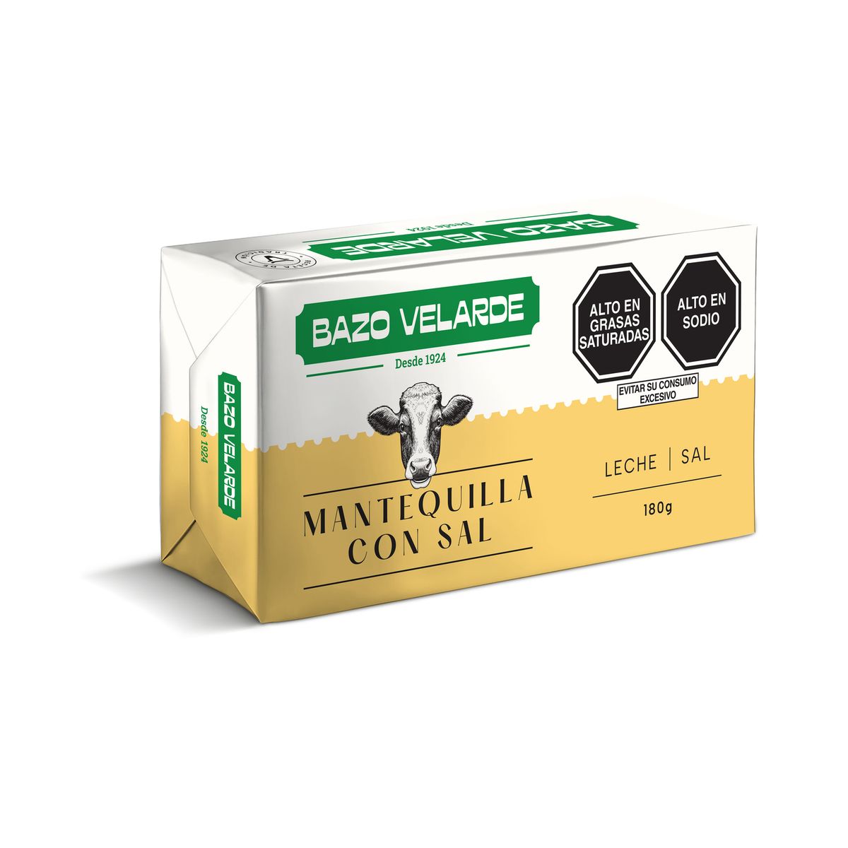 BAZO VELARDE - Mantequilla con Sal Bazo Velarde Empaque 180 g