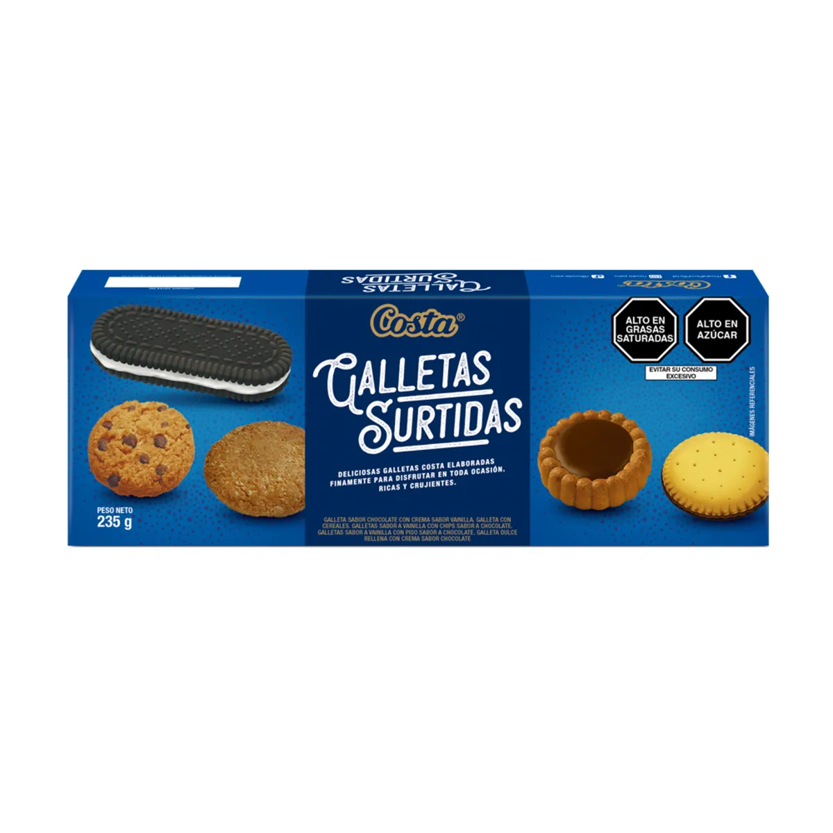 COSTA - Galletas Surtidas Costa Caja 235 g