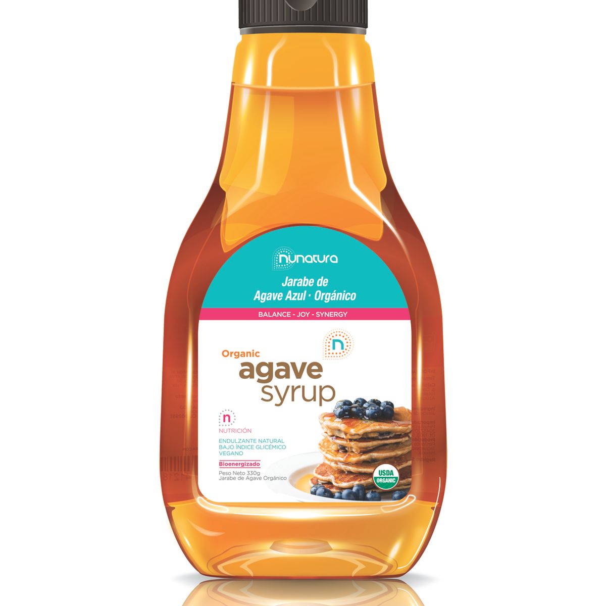 NUNATURA - Jarabe de Agave Orgánico Nunatura Botella 330 g