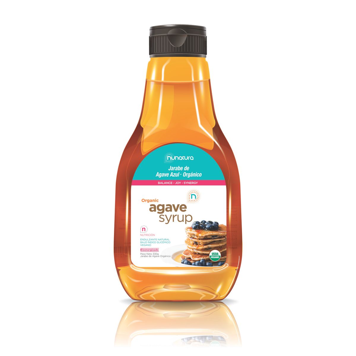 NUNATURA - Jarabe de Agave Orgánico Nunatura Botella 330 g