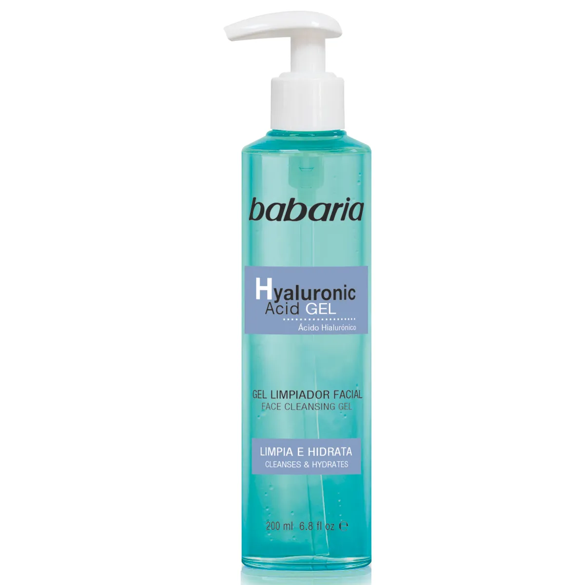 BABARIA - Gel Limpiador Babaria Ácido Hialurónico Botella 200 mL