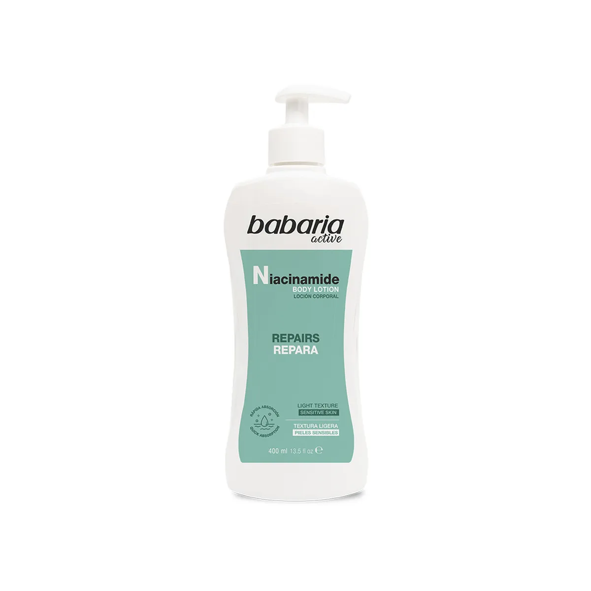 BABARIA - Loción Corporal Babaria Niacinamida Botella 400 mL