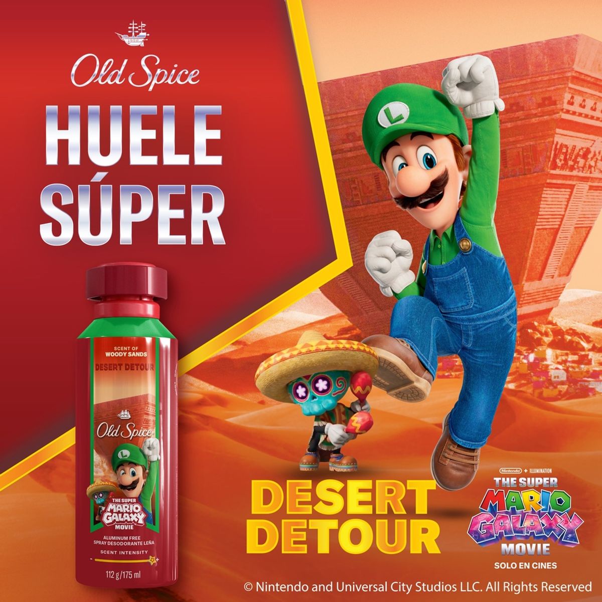 OLD SPICE - Desodorante Old Spice spray Dessert Detour Lata 175 mL