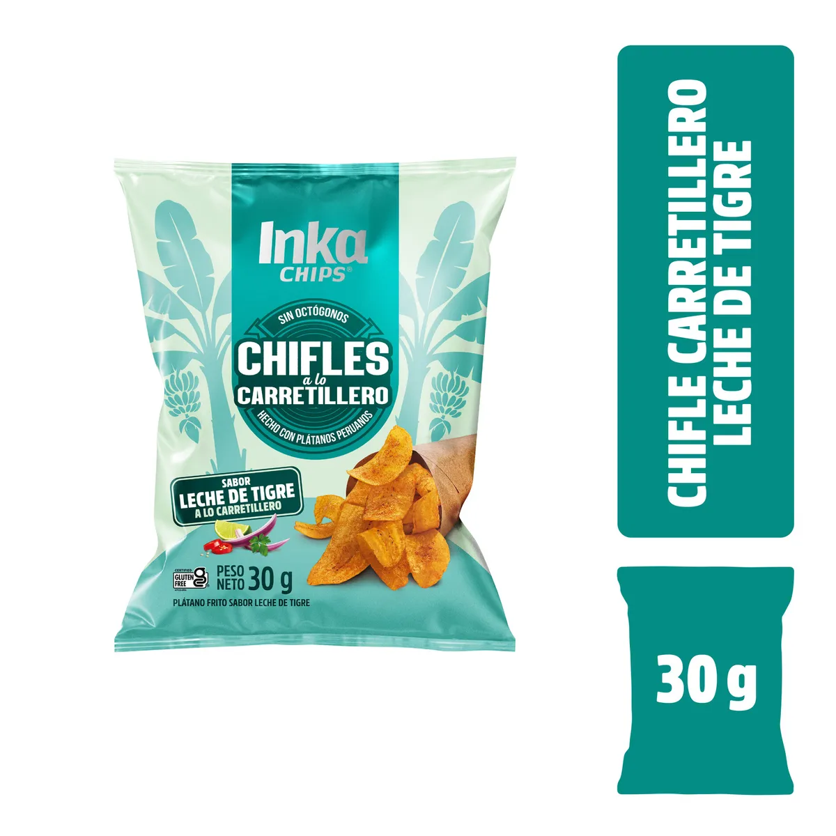 INKA CHIPS - Chifles a lo Carretillero Inkachips Bolsa 30 g
