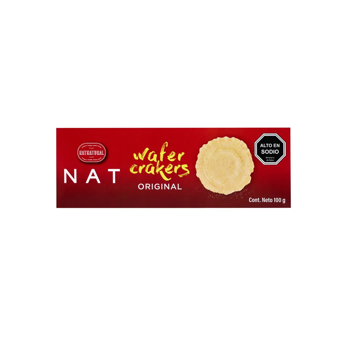 NATCRACKERS - Oblea Nat Original Wafer Crackers Caja 100 g