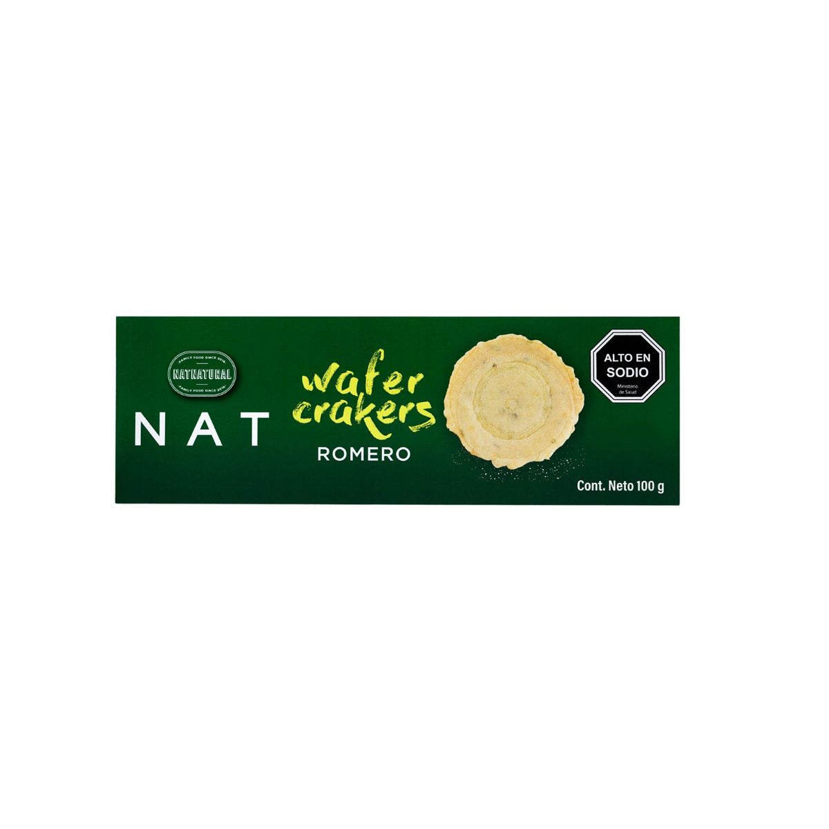 NATCRACKERS - Oblea Nat Romero Wafer Crackers Caja 100 g