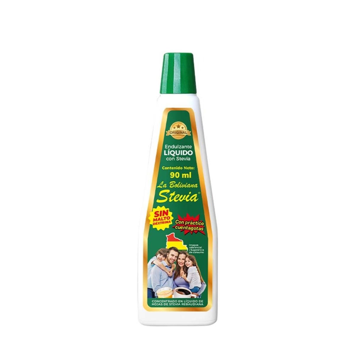 LA BOLIVIANA - Endulzante Líquido La Boliviana Stevia Botella 90 mL