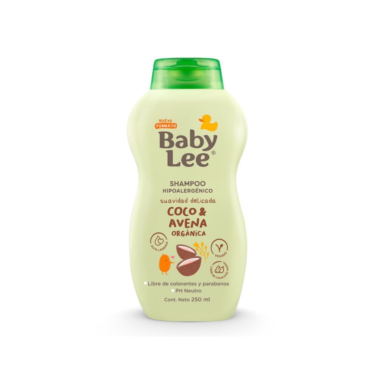  - Shampoo BabyLee Coco & Avena Botella 250 mL