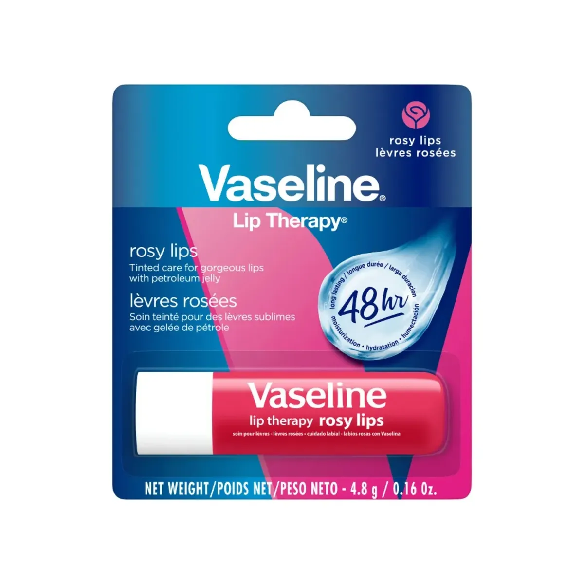 VASELINE - Bálsamo Labial Vaseline Lip Therapy Rosy Lips Envase 4.8 g
