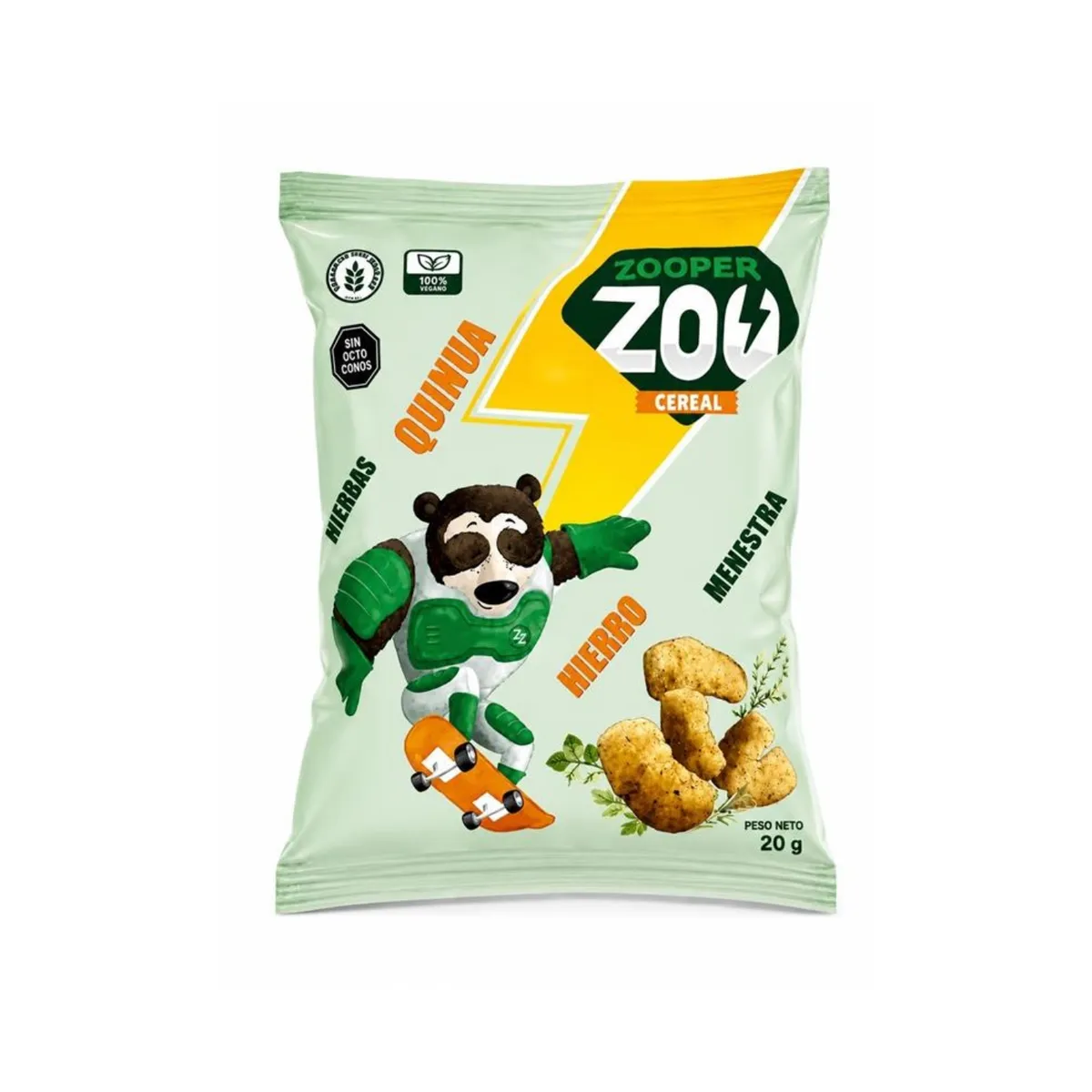 ZOOPERZOO SNACK - Cereal Menestras Zooperzoo Snack Bolsa 20 g