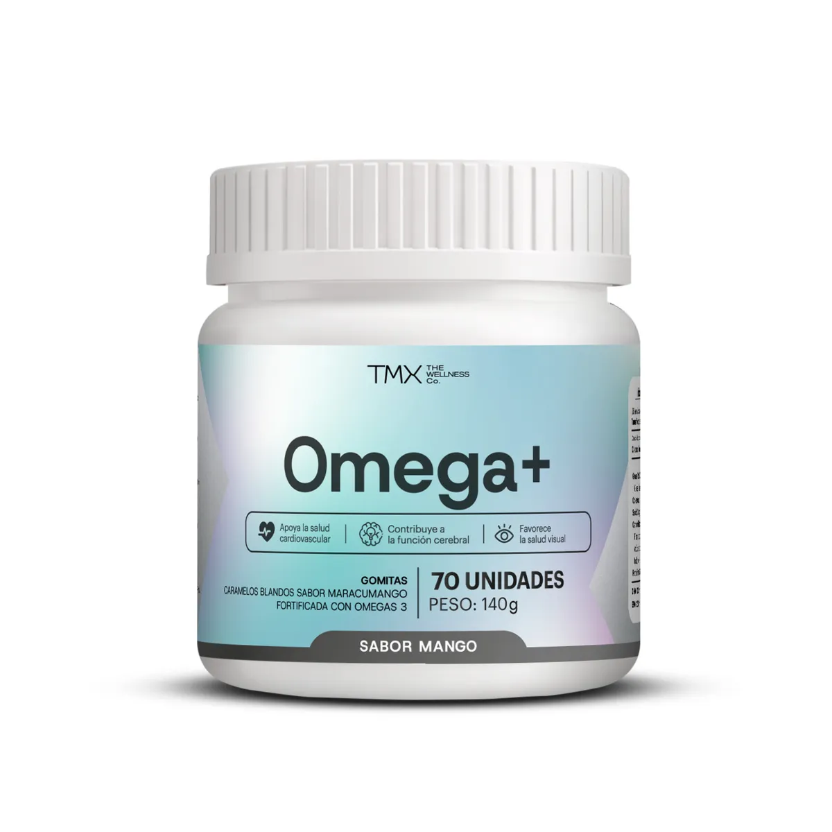 TMX THE WELLNESS CO - Gomitas TMX the Wellness Co. Omega+ Maracumango Envase 70 Und