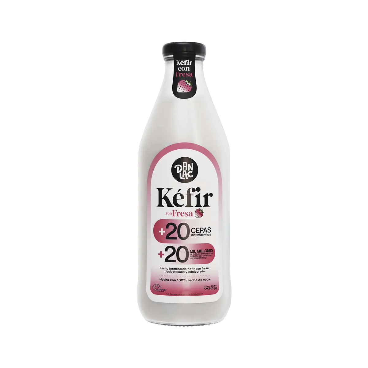 DANLAC - Kéfir Danlac Fresa Botella 900 g