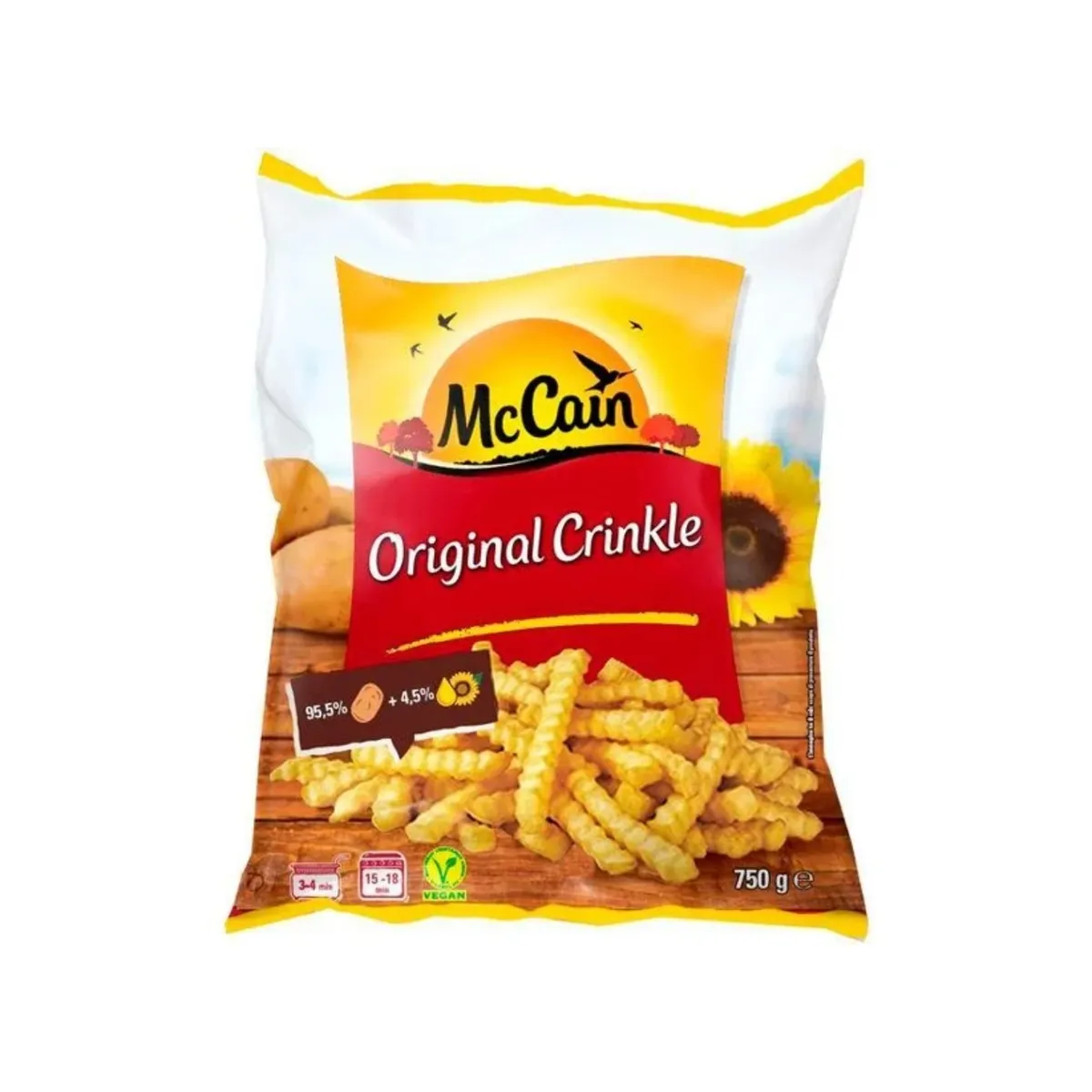 MCCAIN - Papa Ondulada McCain Original Crinkle Bolsa 750 g