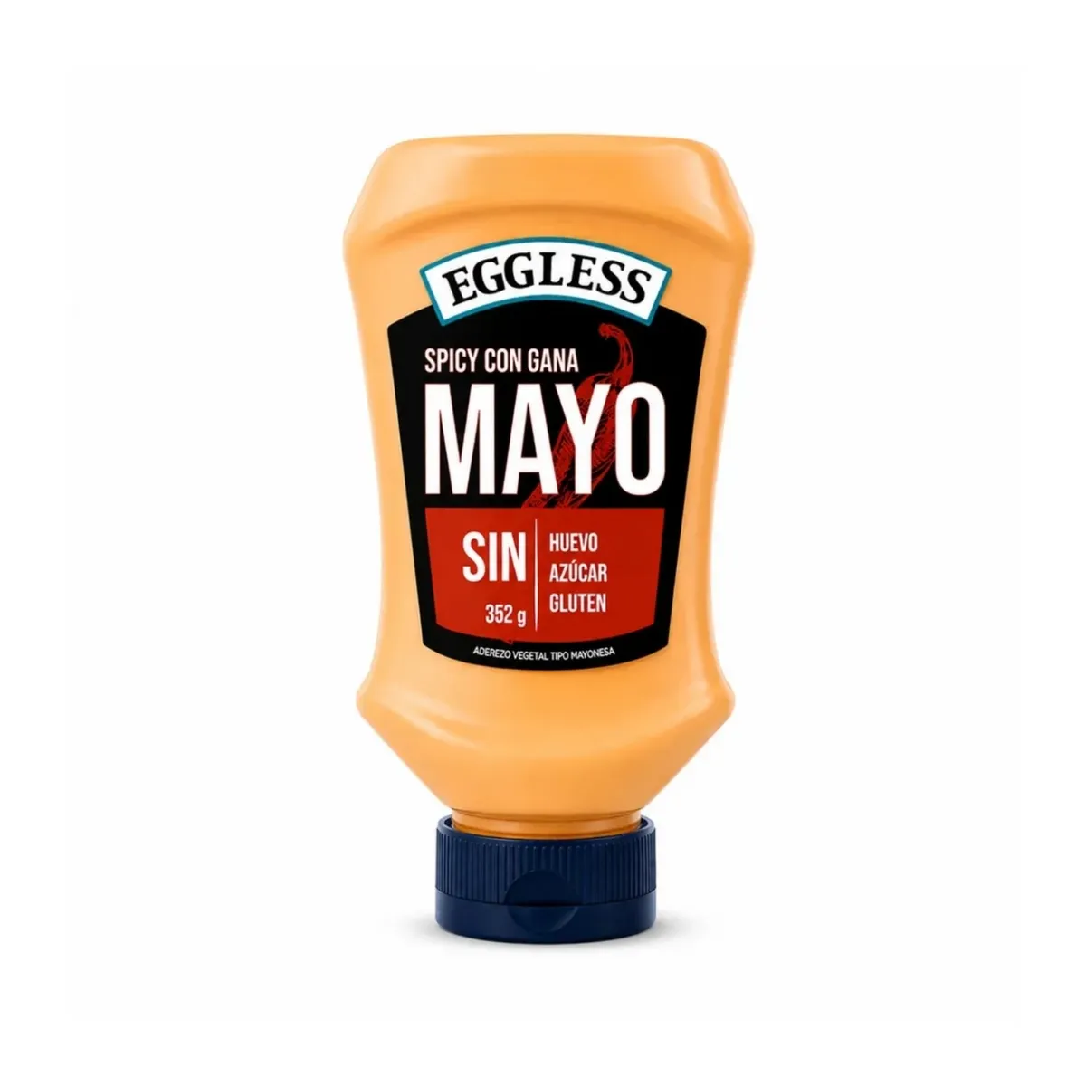 EGGLESS - Mayonesa Picante Eggless Envase 352 g