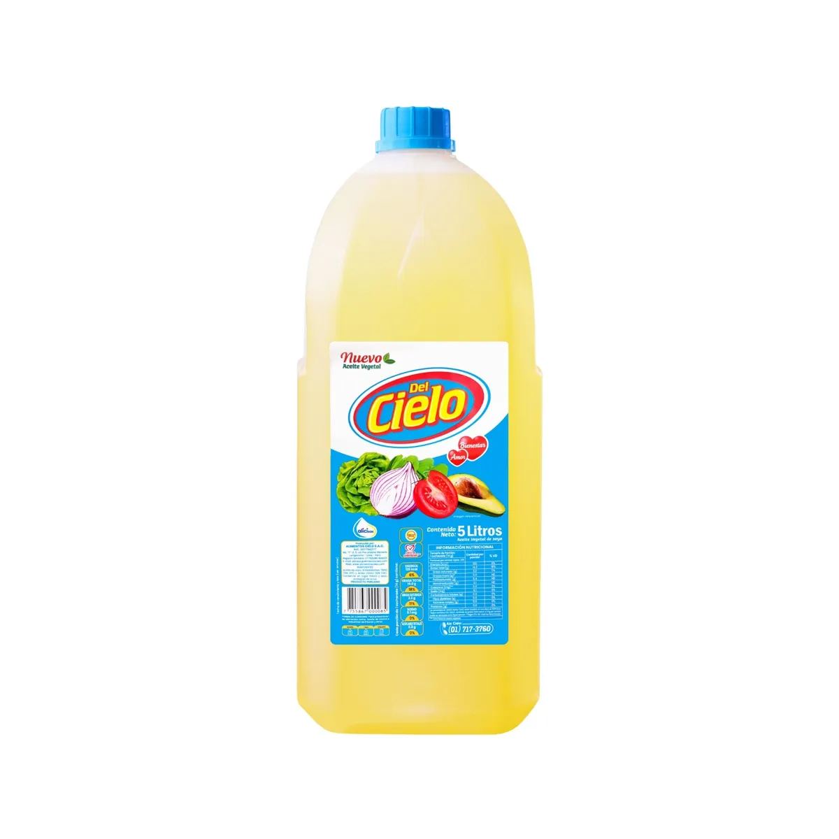 DEL CIELO - Aceite Vegetal Del Cielo Botella 5 L