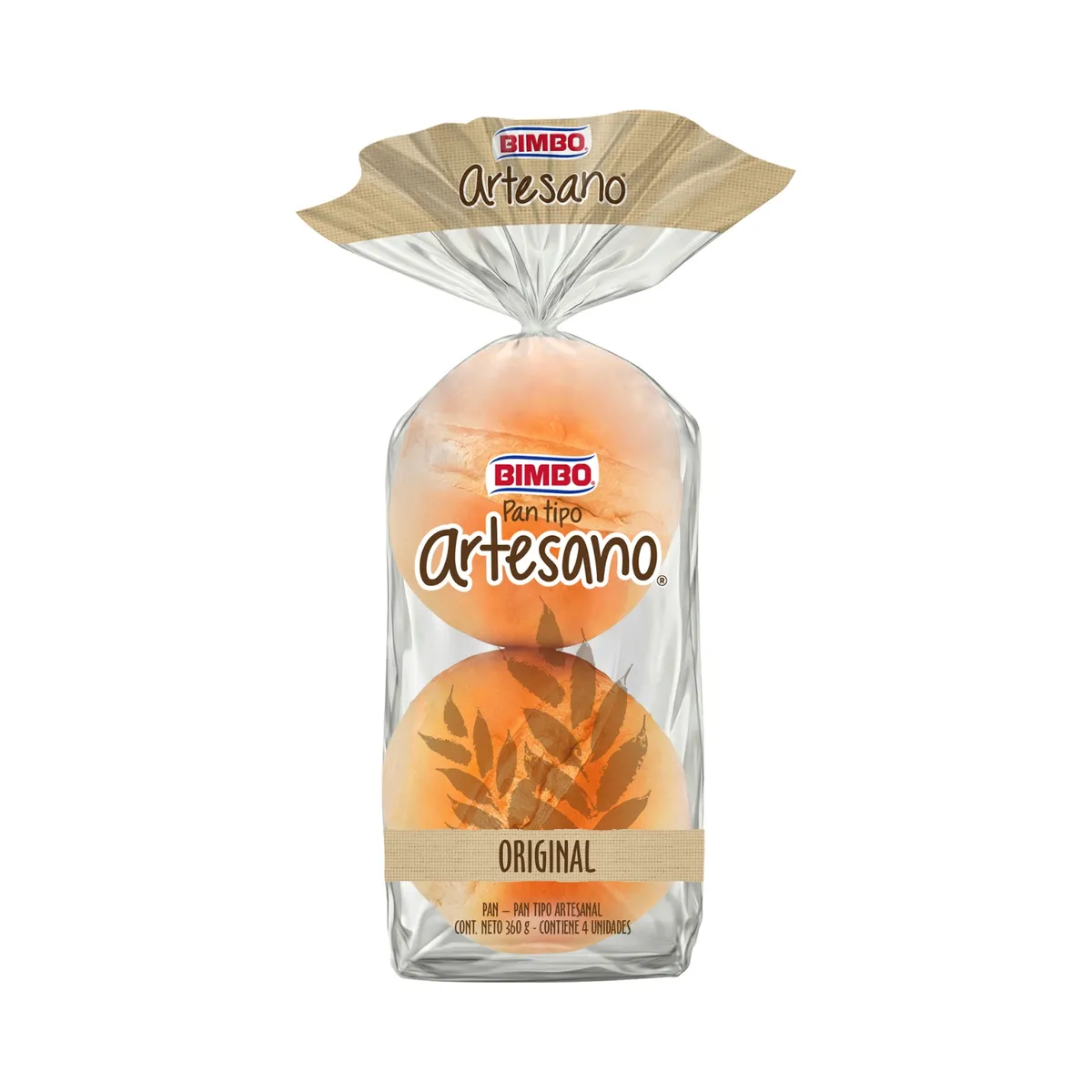 BIMBO - Pan Artesano Bimbo Original Bolsa 360 g