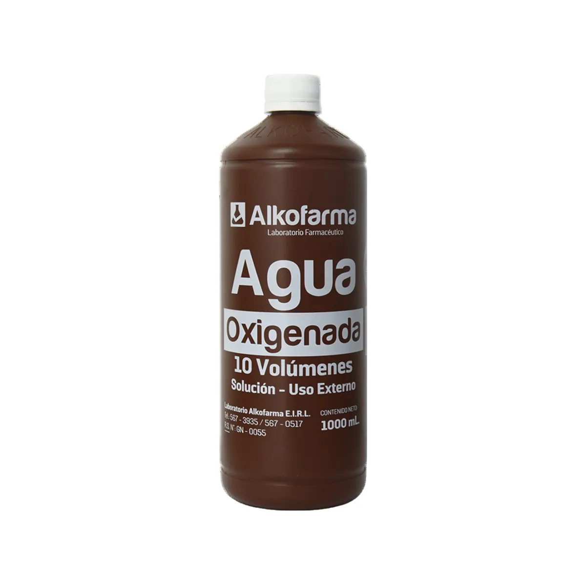 Alkofarma - Agua Oxigenada Alkofarma 10 Volúmenes Botella 1 L