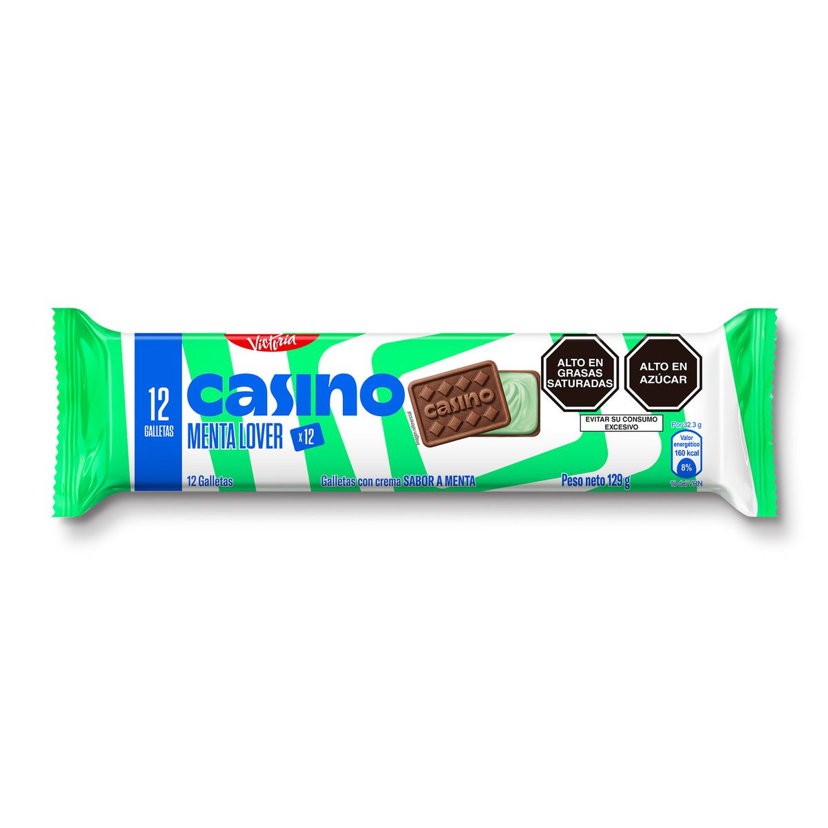 VICTORIA - Galleta Casino Menta Empaque 129 g