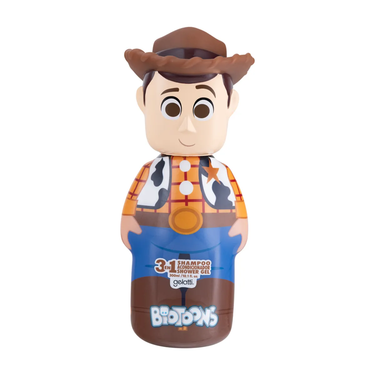 GELATTI - Shampoo 3 en 1 Biotoons Gelatti Toy Story Botella 300 mL