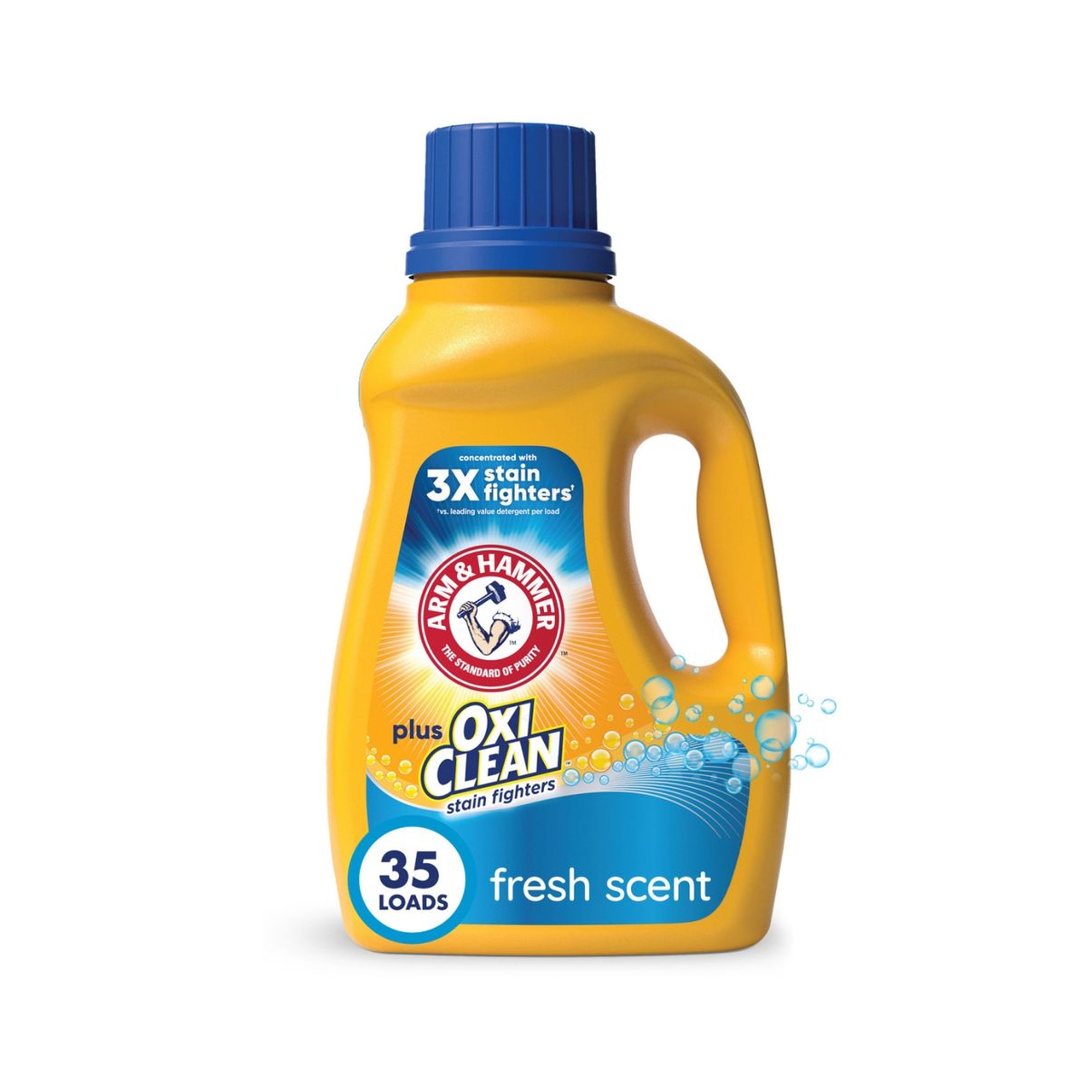 ARM AND HAMMER - Detergente Líquido Arm & Hammer Oxi Clean Fresh Scent Botella 1.34 L